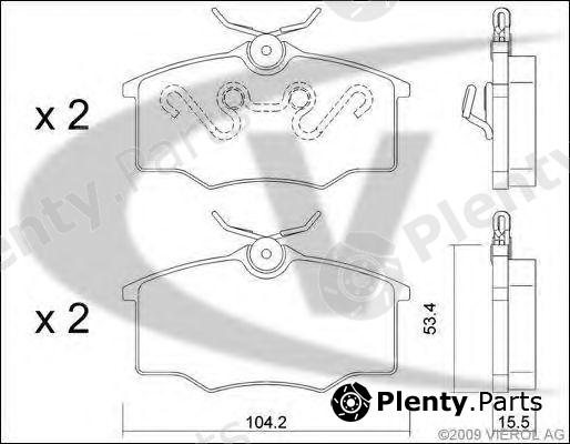  VAICO part V40-8029 (V408029) Brake Pad Set, disc brake
