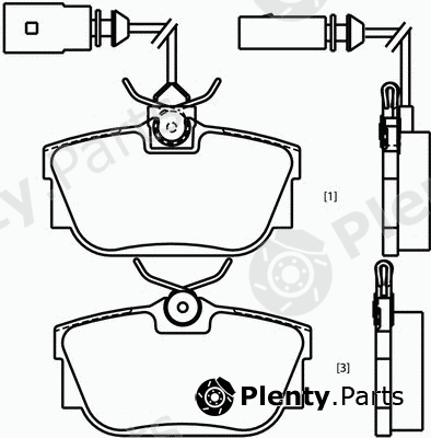  PAGID part T5137 Brake Pad Set, disc brake