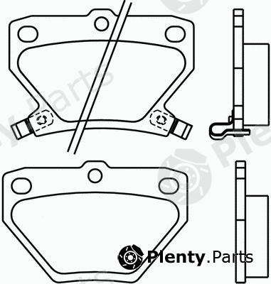  PAGID part T3117 Brake Pad Set, disc brake