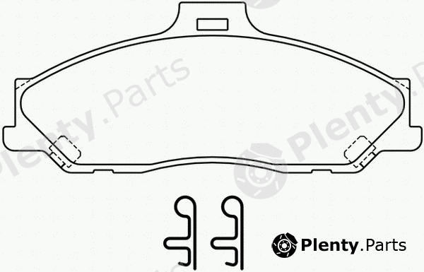  PAGID part T1282 Brake Pad Set, disc brake