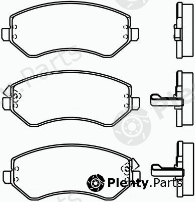  PAGID part T1314 Brake Pad Set, disc brake