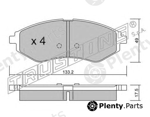  TRUSTING part 524.0 (5240) Brake Pad Set, disc brake