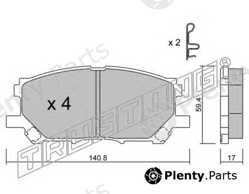  TRUSTING part 634.0 (6340) Brake Shoe Set
