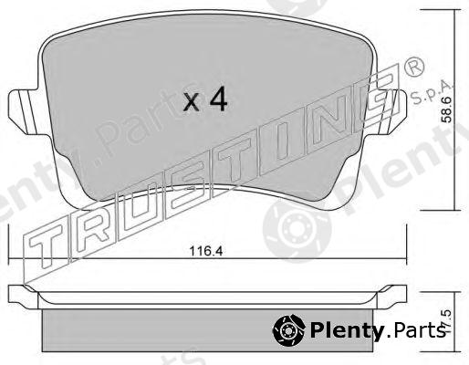 TRUSTING part 792.0 (7920) Brake Pad Set, disc brake