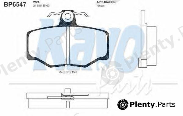  KAVO PARTS part BP-6547 (BP6547) Brake Pad Set, disc brake