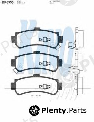  KAVO PARTS part BP-6555 (BP6555) Brake Pad Set, disc brake