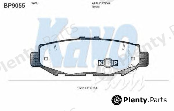  KAVO PARTS part BP-9055 (BP9055) Brake Pad Set, disc brake