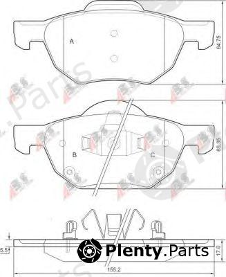  A.B.S. part 37359 Brake Pad Set, disc brake