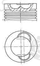  NÜRAL part 87-335900-30 (8733590030) Piston