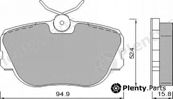  ROULUNDS BRAKING part 450181 Brake Pad Set, disc brake