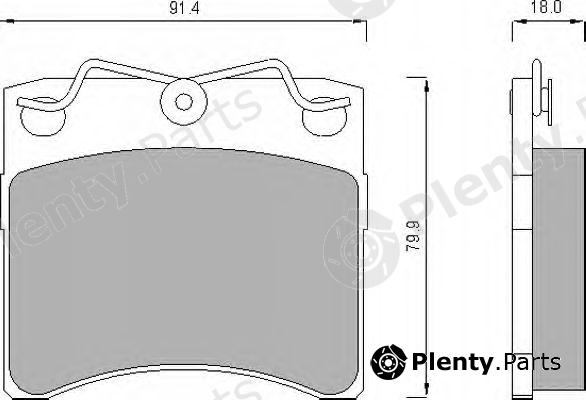  ROULUNDS BRAKING part 476381 Brake Pad Set, disc brake