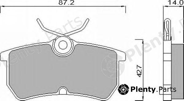  ROULUNDS BRAKING part 668781 Brake Pad Set, disc brake
