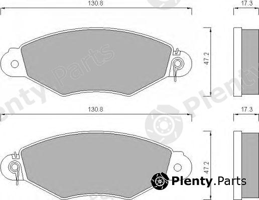 ROULUNDS BRAKING part 673281 Brake Pad Set, disc brake