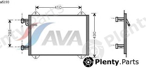  AVA QUALITY COOLING part AI5193 Condenser, air conditioning