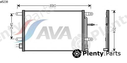  AVA QUALITY COOLING part AI5238 Condenser, air conditioning