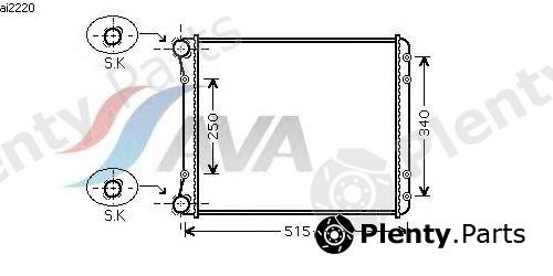  AVA QUALITY COOLING part AIA2220 Radiator, engine cooling