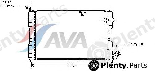  AVA QUALITY COOLING part CN2037 Radiator, engine cooling