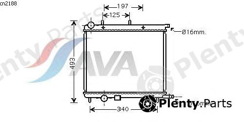  AVA QUALITY COOLING part CN2188 Radiator, engine cooling