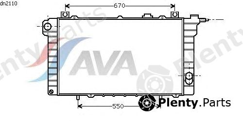 AVA QUALITY COOLING part DN2110 Radiator, engine cooling