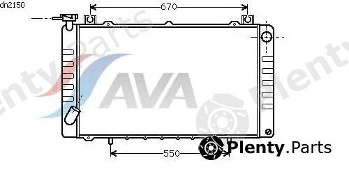  AVA QUALITY COOLING part DN2150 Radiator, engine cooling