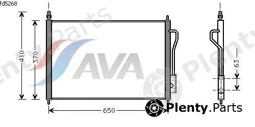  AVA QUALITY COOLING part FD5268 Condenser, air conditioning