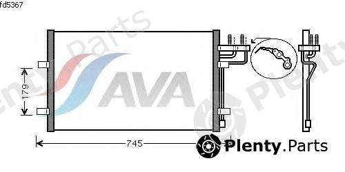  AVA QUALITY COOLING part FDA5367 Condenser, air conditioning