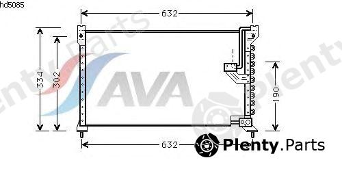  AVA QUALITY COOLING part HD5085 Condenser, air conditioning