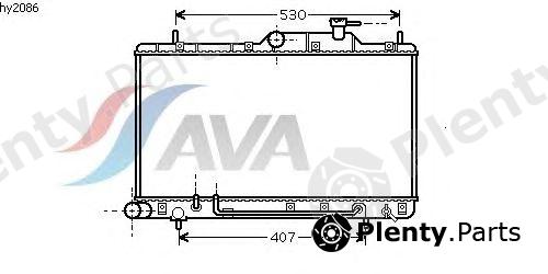  AVA QUALITY COOLING part HYA2086 Radiator, engine cooling