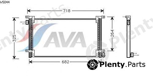 AVA QUALITY COOLING part IVA5044 Condenser, air conditioning