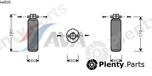  AVA QUALITY COOLING part KAD028 Dryer, air conditioning