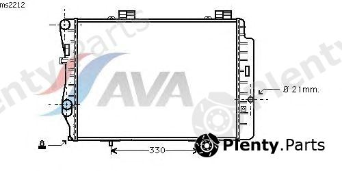 AVA QUALITY COOLING part MS2212 Radiator, engine cooling
