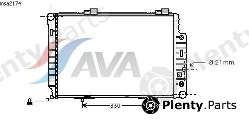  AVA QUALITY COOLING part MSA2174 Radiator, engine cooling