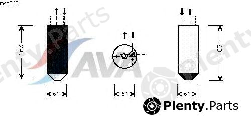  AVA QUALITY COOLING part MSD362 Dryer, air conditioning