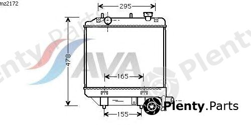  AVA QUALITY COOLING part MZ2172 Radiator, engine cooling