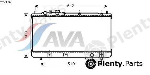  AVA QUALITY COOLING part MZ2176 Radiator, engine cooling