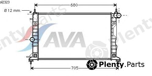  AVA QUALITY COOLING part OL2323 Radiator, engine cooling