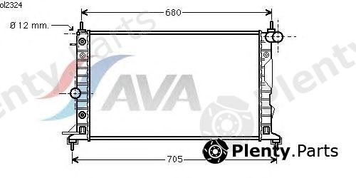  AVA QUALITY COOLING part OL2324 Radiator, engine cooling