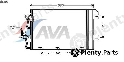  AVA QUALITY COOLING part OL5366 Condenser, air conditioning