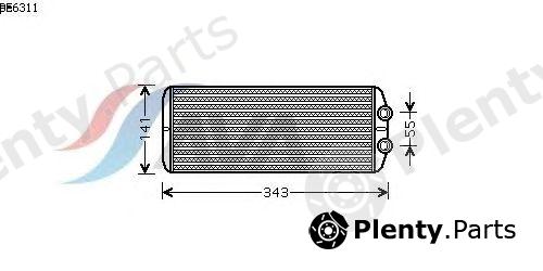  AVA QUALITY COOLING part PE6311 Heat Exchanger, interior heating
