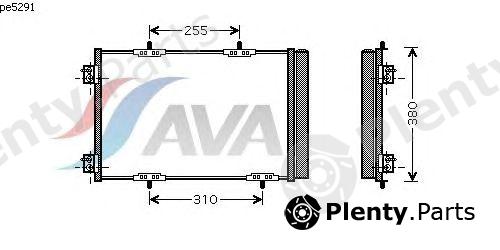  AVA QUALITY COOLING part PEA5291 Condenser, air conditioning