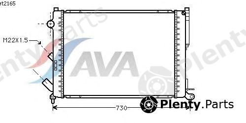  AVA QUALITY COOLING part RT2165 Radiator, engine cooling