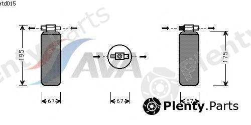  AVA QUALITY COOLING part RTD015 Dryer, air conditioning