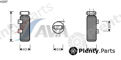  AVA QUALITY COOLING part RTD287 Dryer, air conditioning