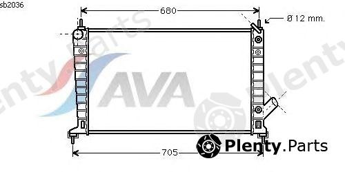 AVA QUALITY COOLING part SB2036 Radiator, engine cooling