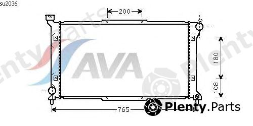  AVA QUALITY COOLING part SU2036 Radiator, engine cooling