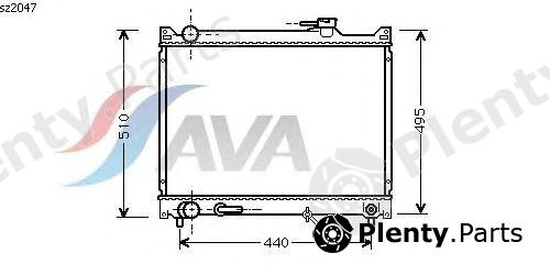  AVA QUALITY COOLING part SZ2047 Radiator, engine cooling
