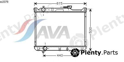  AVA QUALITY COOLING part SZ2078 Radiator, engine cooling