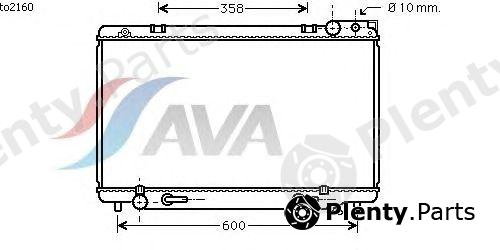  AVA QUALITY COOLING part TO2160 Radiator, engine cooling