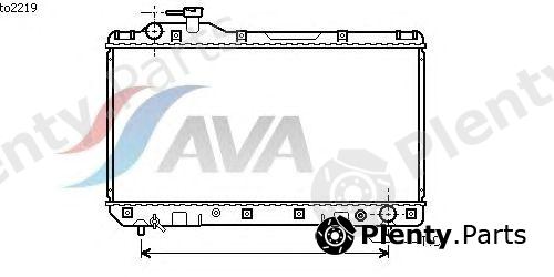  AVA QUALITY COOLING part TO2219 Radiator, engine cooling