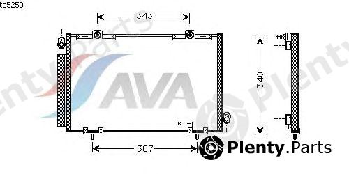  AVA QUALITY COOLING part TO5250 Condenser, air conditioning